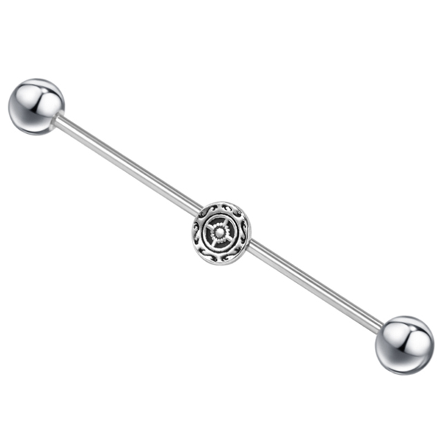 Stainless Steel Round Cross Pattern Popular Industrial Barbell Customized Wholesale