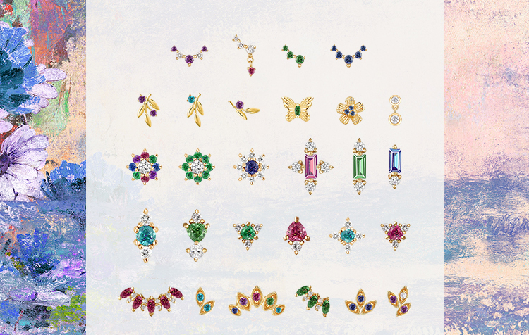 different tops of threaded jewelry different tops of threaded jewelry