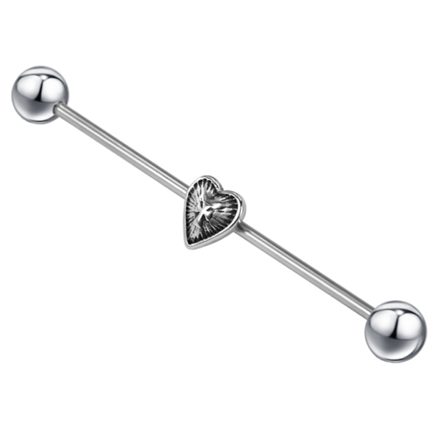 Stainless Steel Love Couple Popular Industrial Barbell Nails Wholesale