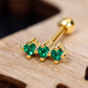 Conch Green Zircon Earpiercings Professional Ear Piercing Factory