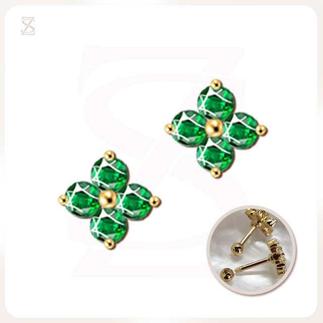Anti Helix Piercing Double Piercing Earrings Design From ZS
