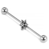 Stainless steel popular hexagon snow pattern Industrial Barbell custom wholesale
