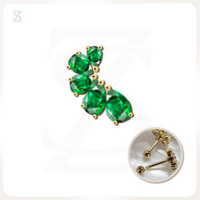 Ear Climber Earrings Outer Conch Piercing Custom Jewelry