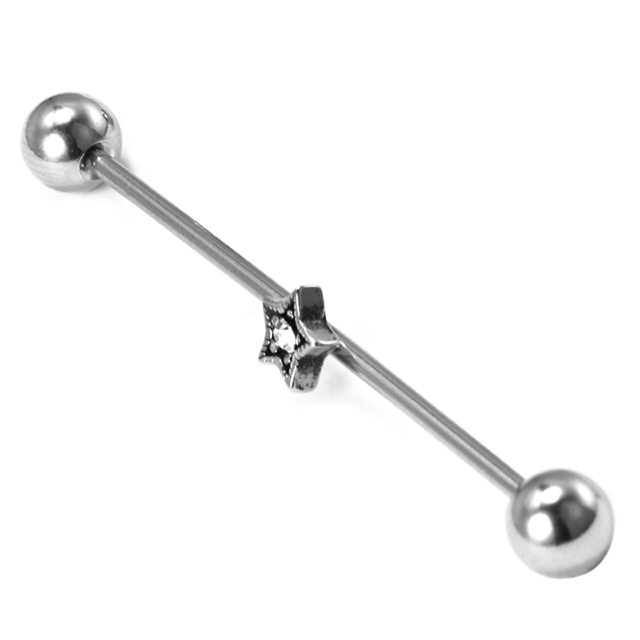 Stainless Steel Exquisite Engraving PentagramIndustrial Barbell Factory Wholesale