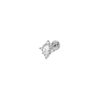Stainless Steel Sparkling Inlaid Zircon Exquisite Creative Design Ladies Lip Ring