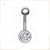 Zircon Belly Button Rings Titanium Belly Ring Piercing Factory