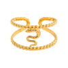 Snake Pattern Stainless Steel Finger Rings WMJZ0265 (11)