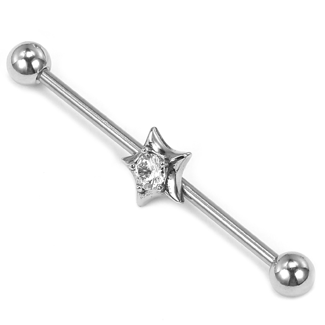 Stainless Steel Exquisite Engraving PentagramIndustrial Barbell Factory Wholesale