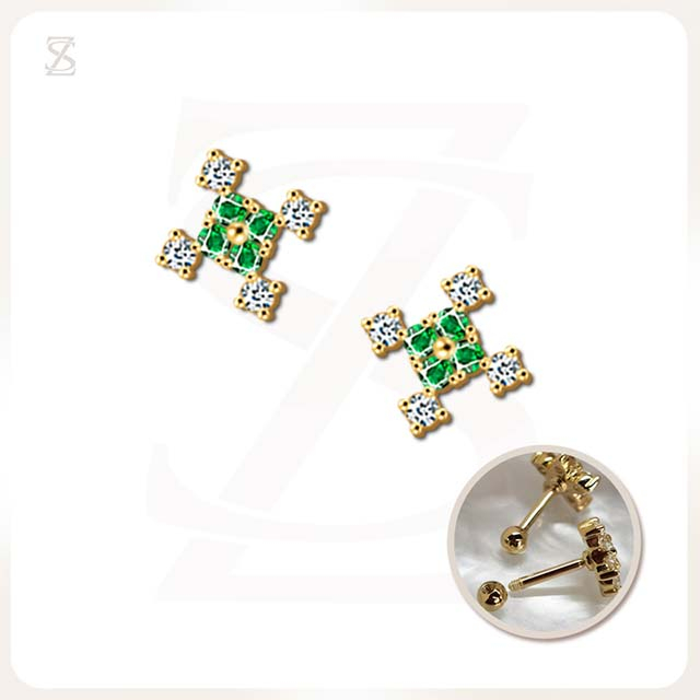 Pretty Gold Ear Piercings Jewelry Helix Cartilage Piercing Jewelry Design