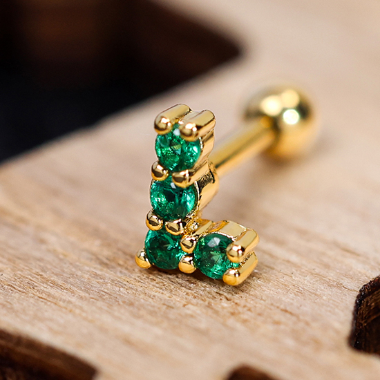 Upper Ear Piercing Threadless Helix Earrings Stud Custom Design