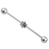 Stainless steel popular hexagon snow pattern Industrial Barbell custom wholesale