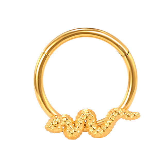 Stainless Steel Diamond Snake Delicate Nose Ring