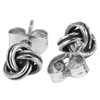 Stainless Steel Flowers Beautiful Stud Earrings