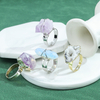 Druzy Natural Stone Vintage Adjustable Finger Rings NJZ002SRLB-1