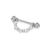 Round Zircon Nipple Jewellery Nipple Piercing Rings Jewelry Factory