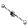 Stainless Steel Round Cross Pattern Popular Industrial Barbell Customized Wholesale