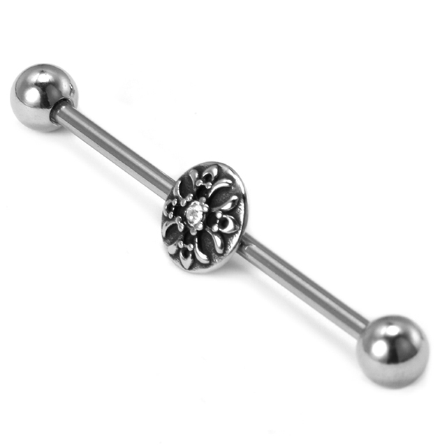 Stainless Steel Exquisite Popular Pattern Industrial Barbell Custom Wholesale