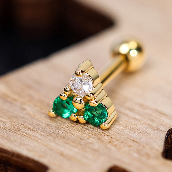 Mid Helix Ear Piercing Jewelry Stainless Steel Stud Piercing Factory Design