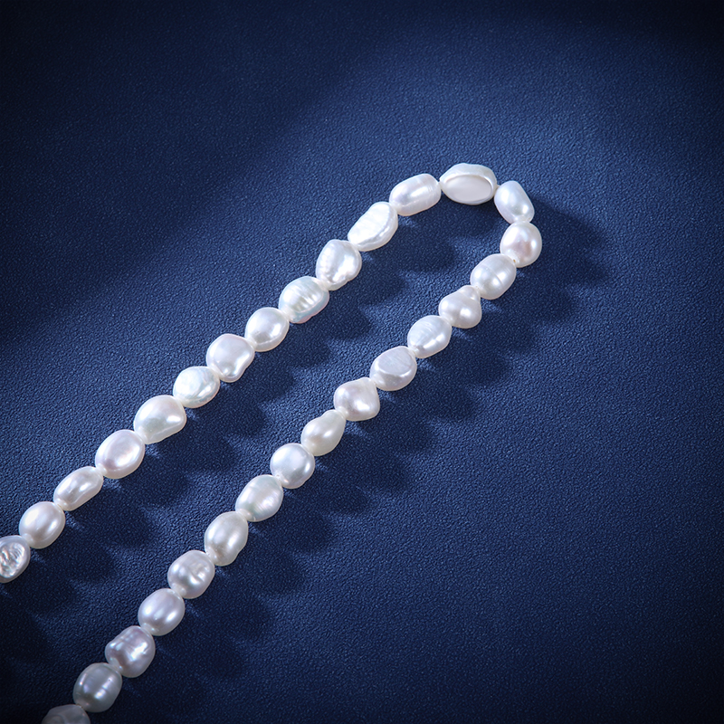 Natural Freshwater Pearls Beads For Jewelry Making 5-8mm NPJ004WH-NP5/6