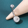 Zircon Belly Button Rings Titanium Belly Ring Piercing Factory