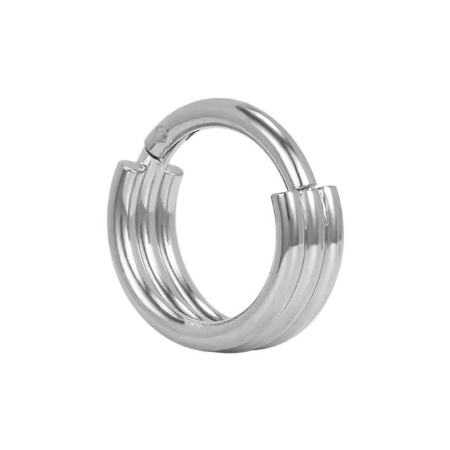 Titanium European and American style simple nose ring wholesale