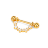 Round Zircon Nipple Jewellery Nipple Piercing Rings Jewelry Factory