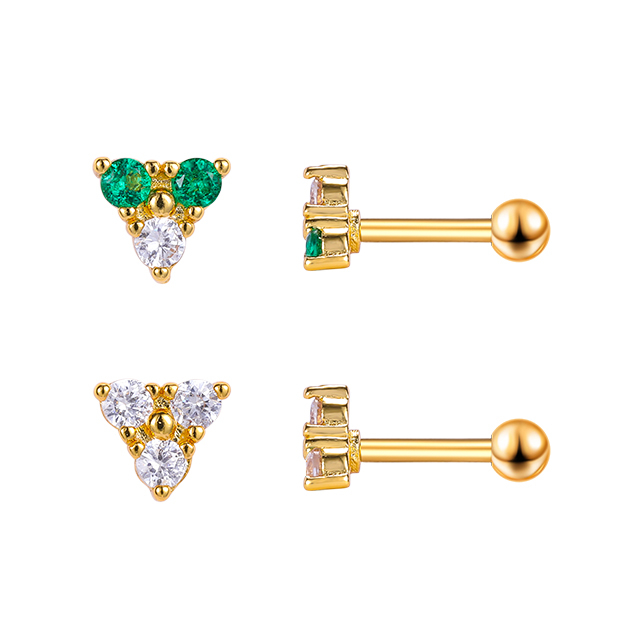 Mid Helix Ear Piercing Jewelry Stainless Steel Stud Piercing Factory Design