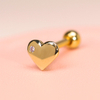 Pink Bubble Series Lovely Heart Shape Cartilage Earrings Jewelry Wholesale