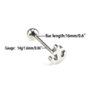 Sailor Style Gold Tongue Ring Middle Tongue Piercing Men Factory