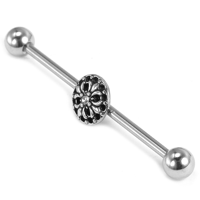 Stainless Steel Exquisite Popular Pattern Industrial Barbell Custom Wholesale