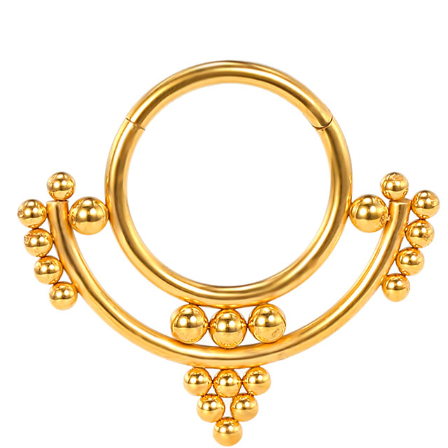 Stainless Steel Delicate Round Natural Open Nose Ring