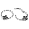 Stainless Steel Small Flower Delicate Pattern Durable Buckle