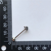 Flower Rose Shape Casting Tongue Ring Piercing Jewelry Factory