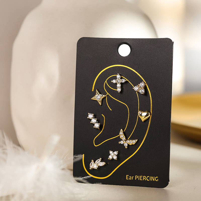 Multiple helix piercings