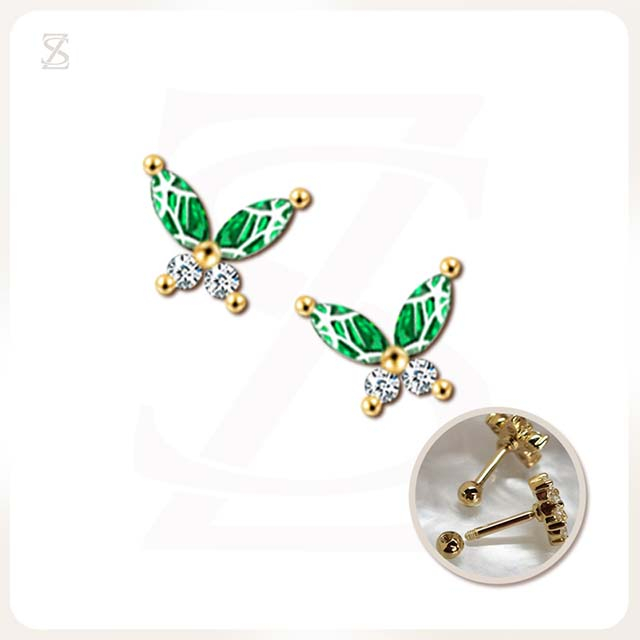 Butterfly Triple Helix Conch Ear Piercing Jewelry Factory Design