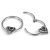 Stainless Steel Exquisite Love Carving Buckle Ring Manufacturer Wholesale