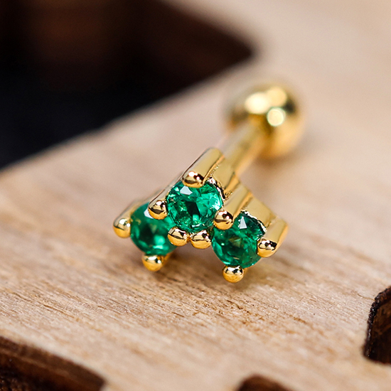 Body Heart Helix Earring Surgical Steel Tragus Earrings OEM ODM